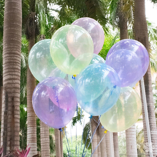 Bulk Latex Balloons 25/30cm Crystal Bubble Balloons Party Wedding Birthday Decor