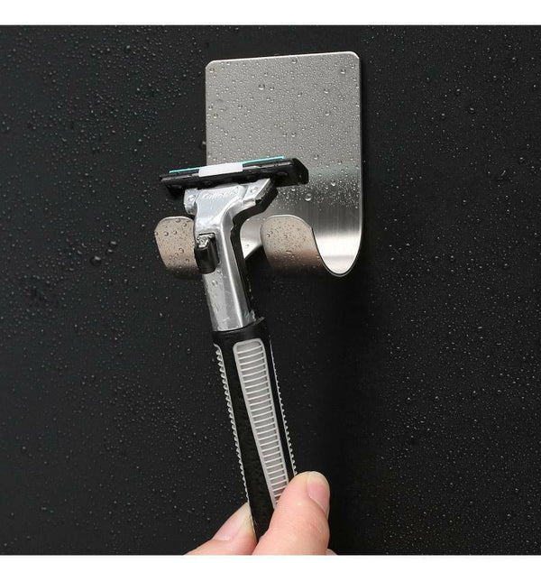 8PCS Hook Stainless Steel Self Adhesive Hooks Wall Sticky Wall Storage Hanger AU
