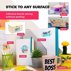 Sticker Paper – A4 Clear Glossy Self-Adhesive Inkjet Labels