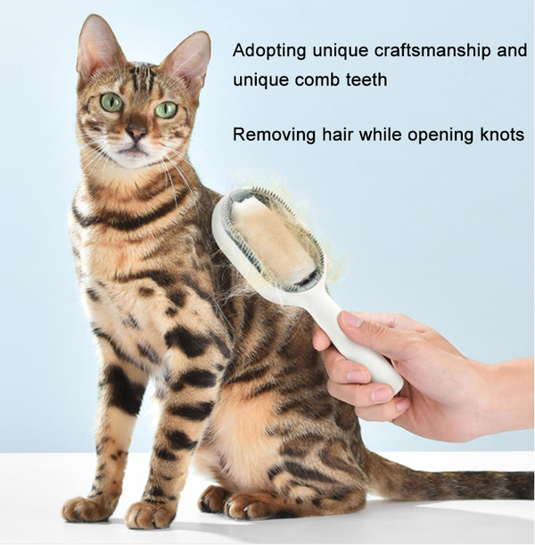 Universal Dog Pet Knots Remover Cat Cleaning Brush Multifunctional with Wipes