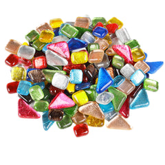 up to 2000x Mixed Crystal Glass Mosaic Tiles Kitchen Bathroom Art Craft Supplies