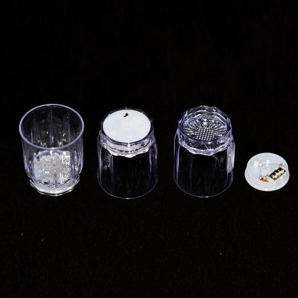 24x Small LED shot glass flashing glasses luminous cup Halloween Chirstmas Party - Lets Party