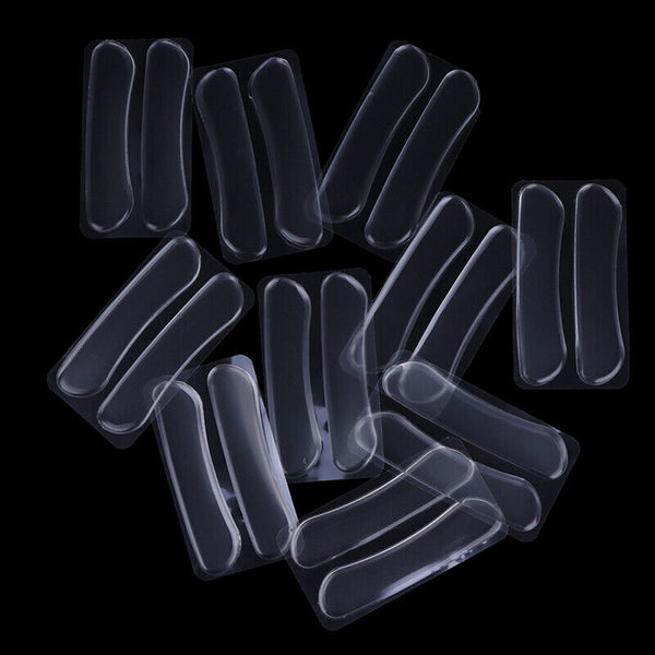 10Pairs Gel Silicone Heel Grip Back Liner Shoe Insole Pad Foot Care Protector AU