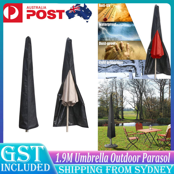 190CM Parasol Umbrella Cover Cantilever Banana Waterproof Outdoor Garden Shield