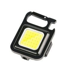 Mini Led Flashlight Portable Work Light Pocket USB Keychains Rechargeable Brigh