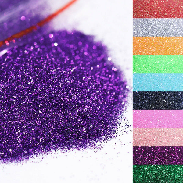 50g Fine Glitter Dust Powder Holographic Iridescent Metallic Body Nail Art Craft