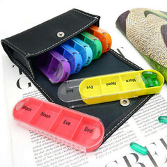 28 Grids 7 Day Weekly Storage Pill Box Tablet Sorter Container Case Organizer AU