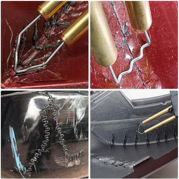 1200pcs Steel Hot Stapler Staples Repair Tools Kit For Plastic Welder Car Bumper