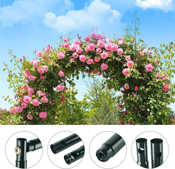 Heavy Duty Metal Garden Arch Pergola Pavilion Outdoor Home Climbing Plant Arbour