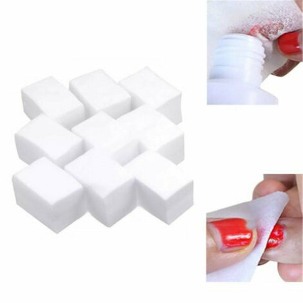 2700X Lint Free Cotton Pads Nail Wipes Polish Remover Cleaner Manicure Paper AU