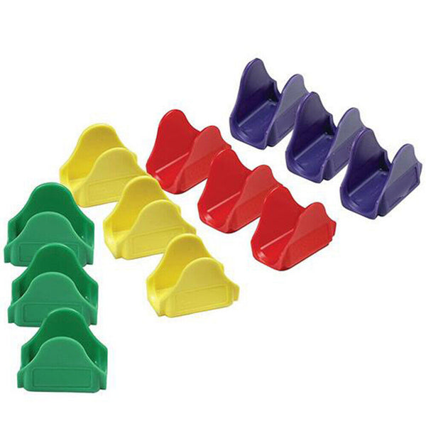 Set of 12pcs Holders Plastic Taco Proper Shell Serving New Hard Stand