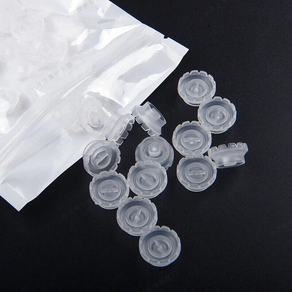 200pcs Eyelashes Glue Holder Lashes Blossom Cup Eyelash Extension Adhesive Stand