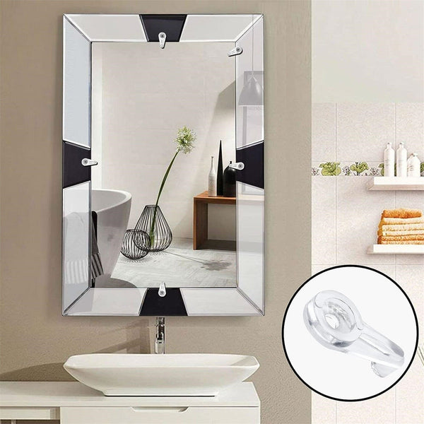 Glass Mirror Retainer Clips Cabinet Door Clips Mirrors Holder With Screw