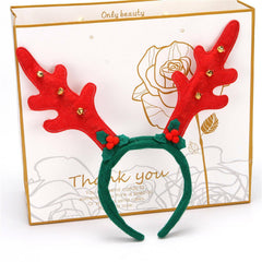 Christmas Reindeer Antler Headbands (5 Pack) – Deer Ears Costume Hair Bands
