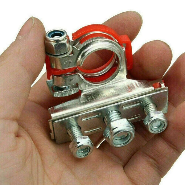 Positive Negative Heavy Duty Battery Terminals Connector Clamp Car Van CaravanAU