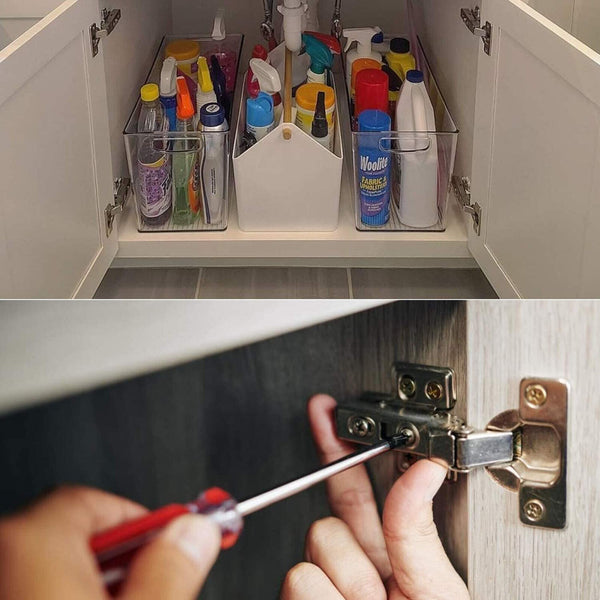 10/20/50PCS Door Hinge Cabinet Cupboard Hinges Soft Close Overlay Wardrobe Home