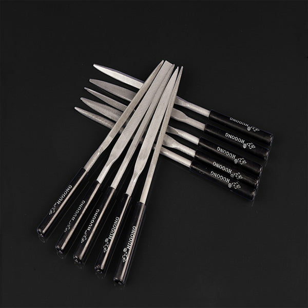 10pcs 160x4mm Diamond Mini Needle File Set For Metal Jeweler Wood Carving Craft