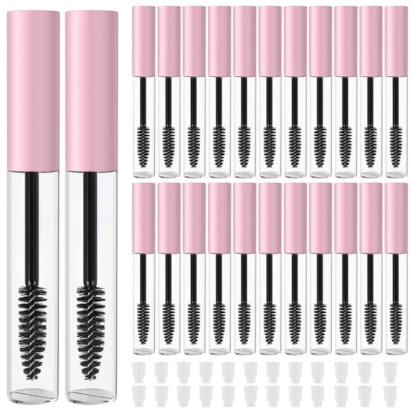 Pink 10ml Portable Empty Mascara Eyelash Tube Vial Cream Container Travel Bottle