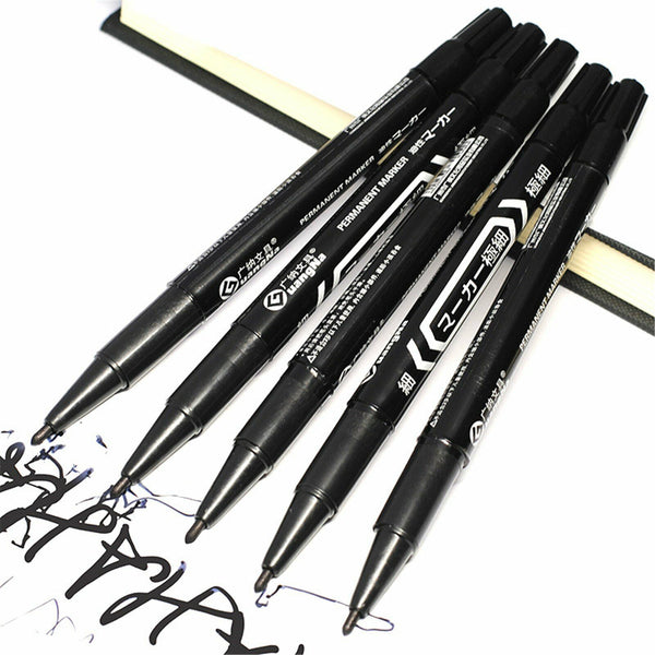 20PCS Dual-Tip Tattoo Skin Marker Piercing Marking Pen Scribe Tool Supply AU