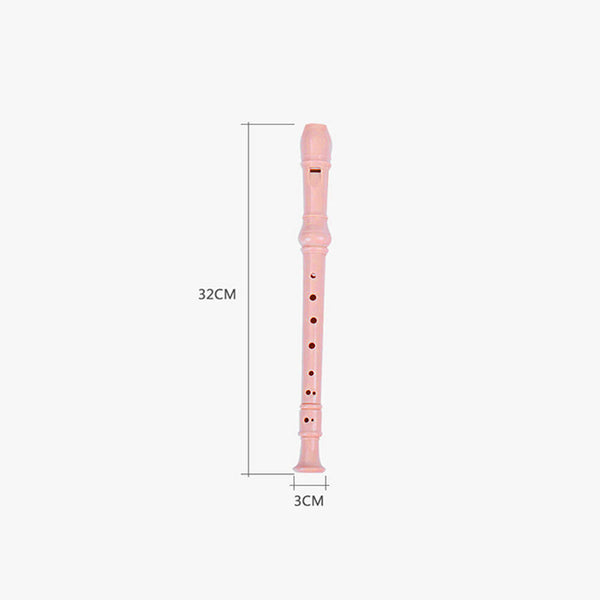 8-hole Instrument with Music Recorder Soprano Colorful Descant Cleaning Rod