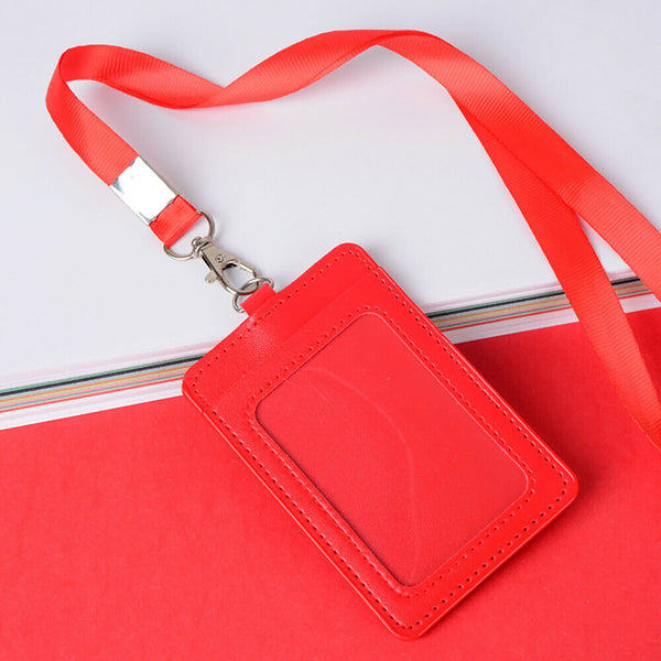 20pcs Lanyard Name Tag ID Badge Card Key Holder Clip Ring Case Pocket Neck Strap