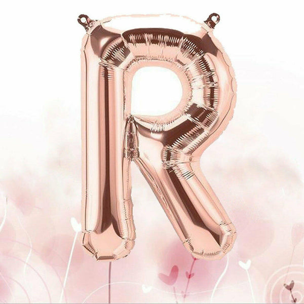 40cm Birthday Foil Balloons Letter Balloon Party Wedding Rose Gold 16