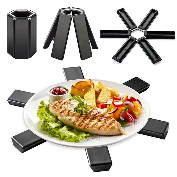 Creative Folding Heat Insulation Pad Placemats Foldable Bowl Cup Pad AU Stock