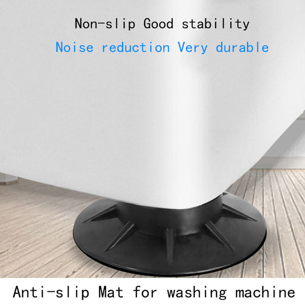 NEW Washing Machine Anti Vibration Pads Non-slip Support Mats Fur Catcher 4Pcs