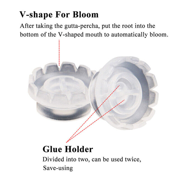 200pcs Eyelashes Glue Holder Lashes Blossom Cup Eyelash Extension Adhesive Stand