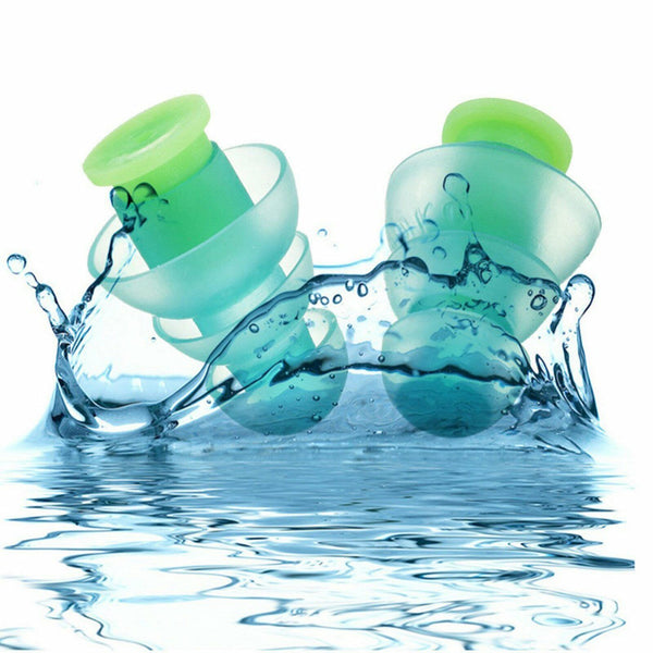 Pair Silicone Ear plugs 25db Earplugs Sleeping Shooting Reusable Noise Reduction
