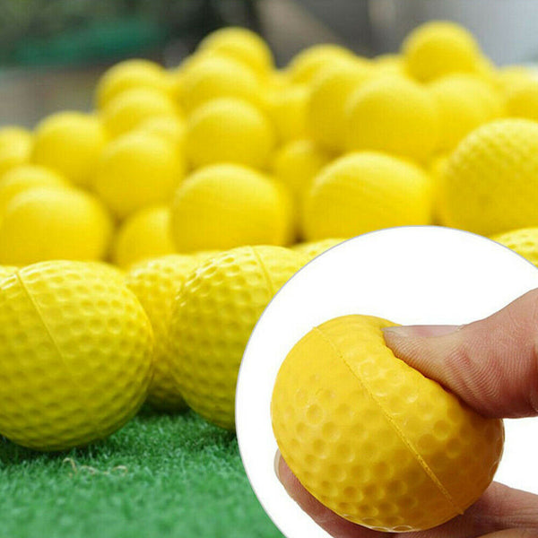 Practice Foam Golf Balls Easy Visibility Training Indoor Outdoor 12 Or 24 Pcs - Lets Party