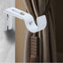 2 Set Curtain Rod Brackets Basics Adjustable Curtain Rod Tool Wall Bracket Hooks