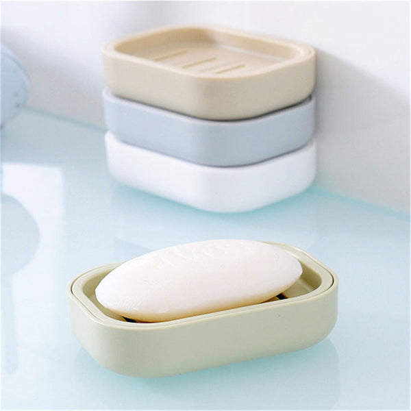 Soap Holder Dish Bathroom Shower Storage Plate Stand Box Container Case