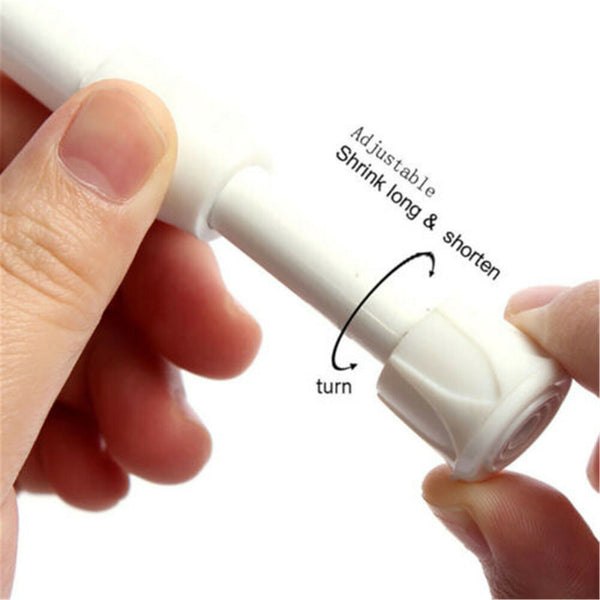 20X Adjustable Caravan Fridge Curtain Tension Rod Telescopic Motorhome Pole Rail