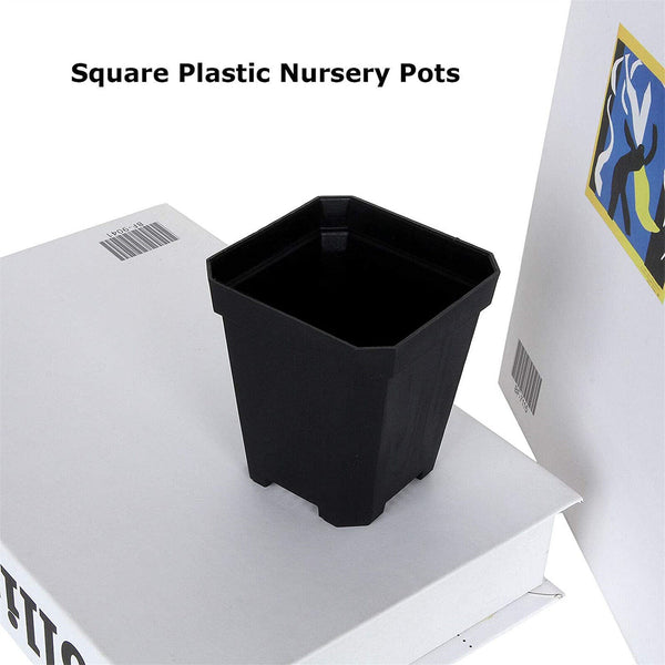 100-500x Plastic Plant Flower Pots Nursery Seedlings Garden Plant Pot Container - Lets Party