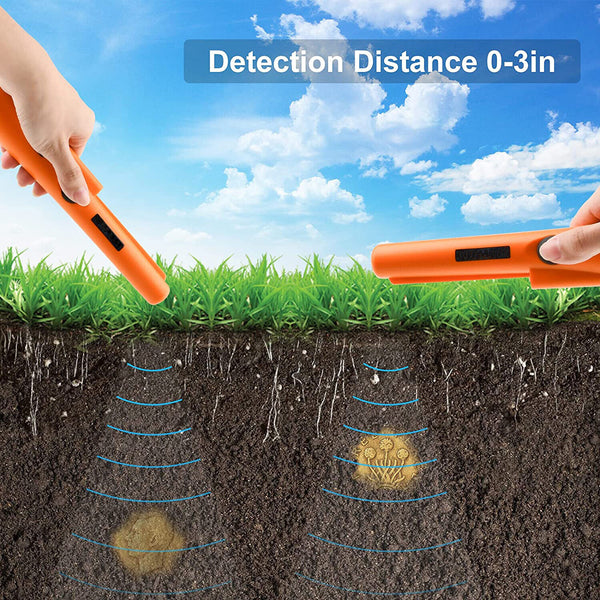 Handheld Waterproof Metal Detector Automatic Pinpointer Treasure Hunter AU