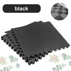 Gym Floor Tiles – Interlocking EVA Foam Mats 60 x 60cm in Black or Grey