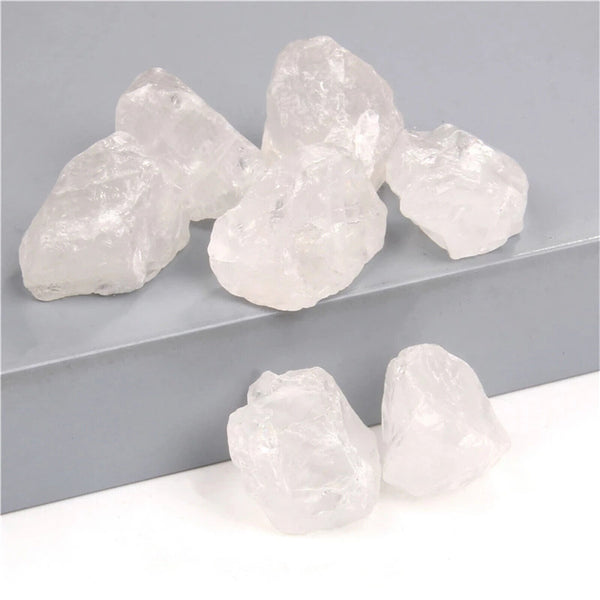 UP 10KG Rough Natural Clear Quartz Stone Raw Stone Gemstone Crystals Rock 3-5CM