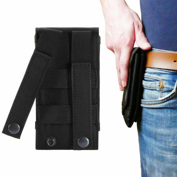 Universal Outdoor Tactical Mobile Phone Pouch Holster Case Bag Hook Holder Belt