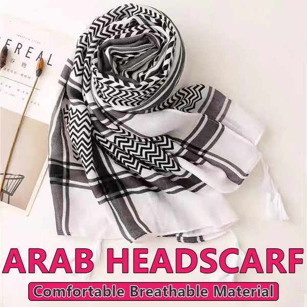 Arab Keffiyeh Shemagh Arab Army Neck Scarf Kufiya Arafat Cotton Military Scarf