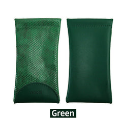 Mouth Snapped Sunglasses Eyeglass Glasses Case Soft Pouch Bag Pocket Spectacle