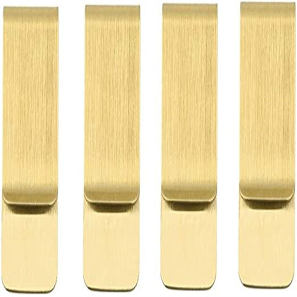 10Pcs Money Cash Clip Note Card Holder Stainless Steel Mens Wallet Ladies ID Bag