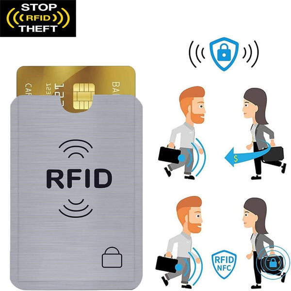 RFID Blocking Sleeve Secure Credit Debit Card ID Protector Anti Scan AUS