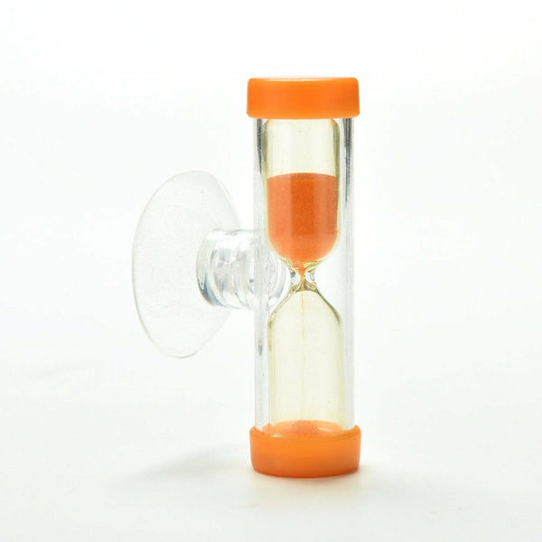 3pcs Sandglass Hourglass for Tooth Brushing Shower Timer Suction Cup Count Down