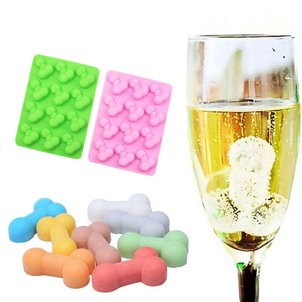 Penis Willy Dick Silicone Ice Tray Chocolate Cake Jelly Mould Hens Night Party