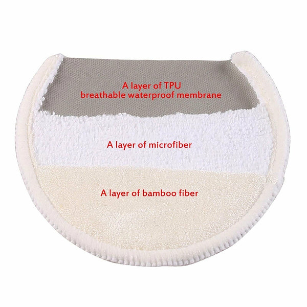 Bamboo Reusable Breast Nursing Breastfeeding Washable Soft Organic Pads New AU
