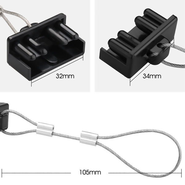 4X Dust Cap Black Anderson Plug Cover Style Connectors 50AMP Battery Caravan AU