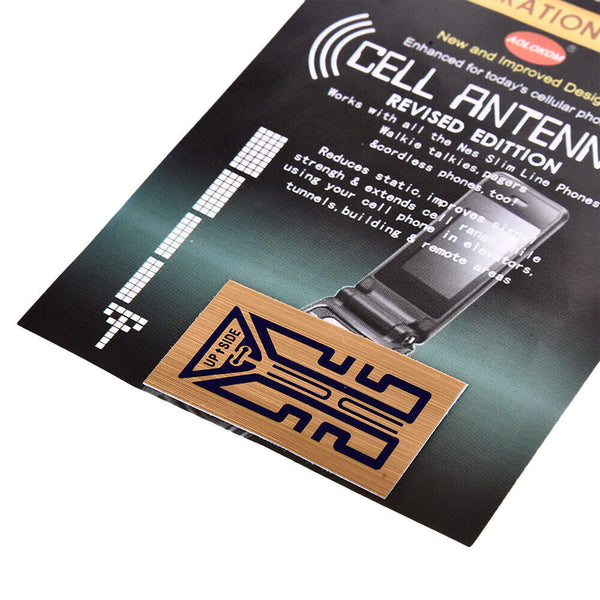 10PCS Outdoor Mobile Phone Signal Enhancements Antenna Improve Stickers Camping
