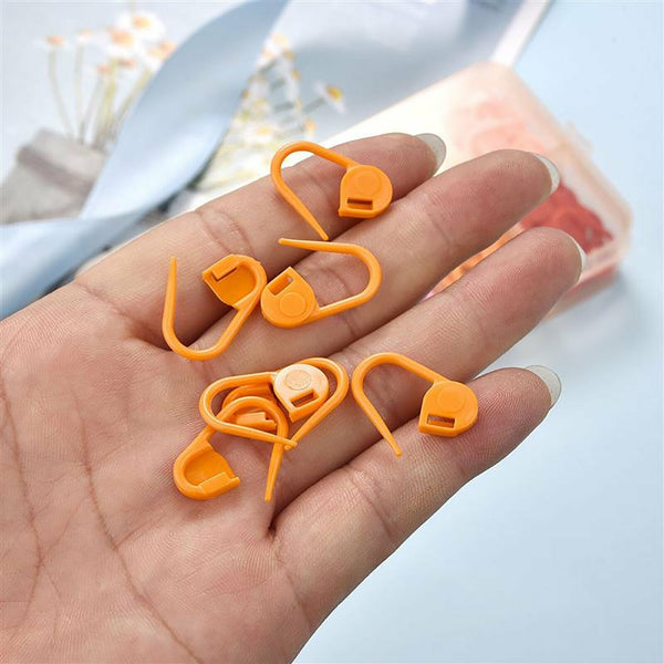 120/240Pcs Knitting Accessories Weave Crochet Locking Stitch Markers Tool AU