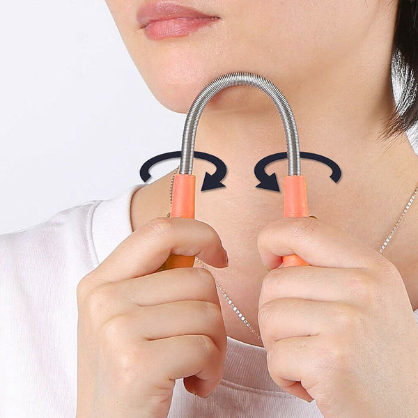 Threading Facial Hair Remover Removal Stick Tool Epilator Free Bend - Lets Party